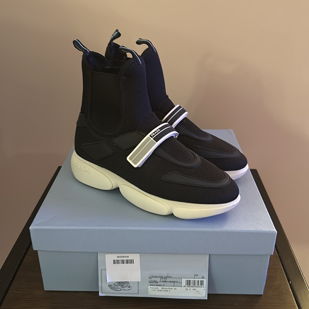 Prada Cloudbust High Top Sneakers - Picture 4 of 16